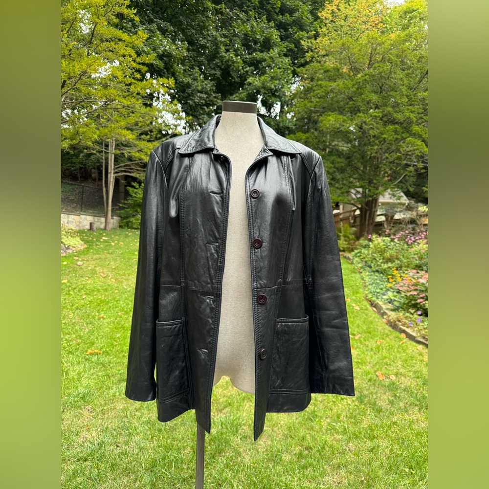 Black Leather Jacket - Picture 6 of 11